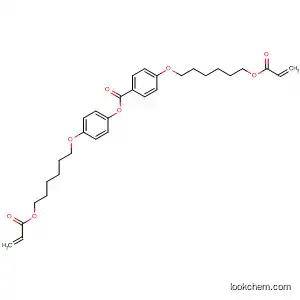 Molecular Structure of 151464-39-0 (Benzoic acid, 4-[[6-[(1-oxo-2-propenyl)oxy]hexyl]oxy]-,
4-[[6-[(1-oxo-2-propenyl)oxy]hexyl]oxy]phenyl ester)