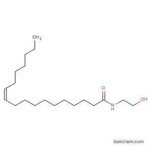 Molecular Structure of 172375-03-0 (11-Octadecenamide, N-(2-hydroxyethyl)-, (11Z)-)
