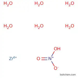 Molecular Structure of 19512-19-7 (Nitric acid, zirconium(4+) salt, hexahydrate)