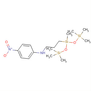 Benzenamine, 4-nitro-N-[3-[1,3,3,3-tetramethyl-1-[(trimethylsilyl)oxy]disiloxanyl]propyl]-