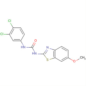 Molecular Structure of 196925-51-6 (Urea, N-(3,4-dichlorophenyl)-N'-(6-methoxy-2-benzothiazolyl)-)