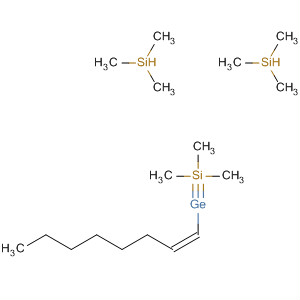 Molecular Structure of 197522-40-0 (Silane, [(1Z)-1-octenylgermylidyne]tris[trimethyl-)