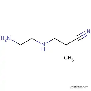 Molecular Structure of 22584-32-3 (Propanenitrile, 3-[(2-aminoethyl)amino]-2-methyl-)