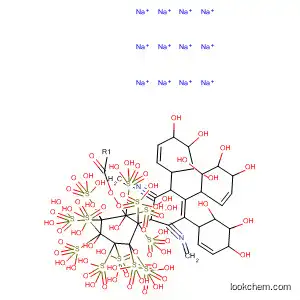 Molecular Structure of 485400-94-0 (4-Cyclohexene-1,2,3-triol,
6,6',6'',6'''-[1,3-phenylenebis(methylenenitrilo)]tetrakis-,
dodecakis(hydrogen sulfate) (ester), dodecasodium salt,
(1R,1'R,1''R,1'''R,2R,2'R,2''R,2'''R,3R,3'R,3''R,3'''R,6S,6'S,6''S,6'''S)-)