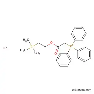 Molecular Structure of 79414-14-5 (Phosphonium, [2-oxo-2-[2-(trimethylsilyl)ethoxy]ethyl]triphenyl-, bromide)