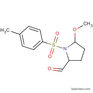 Molecular Structure of 850649-40-0 (2-Pyrrolidinecarboxaldehyde, 5-methoxy-1-[(4-methylphenyl)sulfonyl]-)