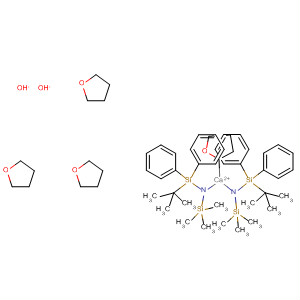 Calcium,
bis[N-[(1,1-dimethylethyl)diphenylsilyl]-1,1,1-trimethylsilanaminato](tetra
hydrofuran)-