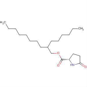 Molecular Structure of 100652-41-3 (L-Proline, 5-oxo-, 2-hexyldecyl ester)