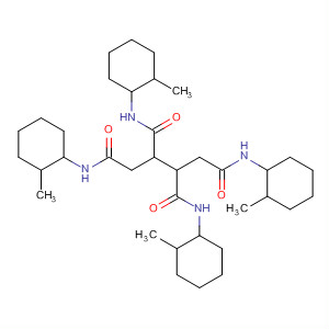 Molecular Structure of 160535-09-1 (1,2,3,4-Butanetetracarboxamide,
N,N',N'',N'''-tetrakis(2-methylcyclohexyl)-)