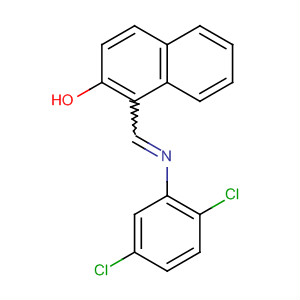 Molecular Structure of 199788-19-7 (2-Naphthalenol, 1-[[(2,5-dichlorophenyl)imino]methyl]-)