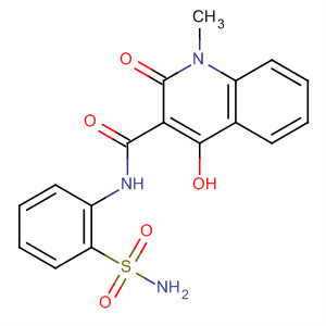 3-Quinolinecarboxamide,  N-[2-(aminosulfonyl)phenyl]-1,2-dihydro-4-hydroxy-1-methyl-2-oxo-