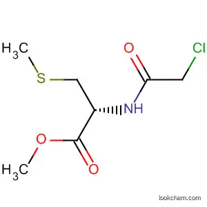 Molecular Structure of 473553-22-9 (L-Cysteine, N-(chloroacetyl)-S-methyl-, methyl ester)