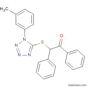 Molecular Structure of 732293-14-0 (Ethanone, 2-[[1-(3-methylphenyl)-1H-tetrazol-5-yl]thio]-1,2-diphenyl-)
