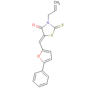 4-Thiazolidinone,
5-[(5-phenyl-2-furanyl)methylene]-3-(2-propenyl)-2-thioxo-, (5Z)-(851305-26-5)