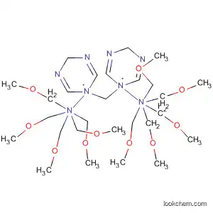 Molecular Structure of 880517-75-9 (1,3,5-Triazine-2,4,6-triamine,
N,N'''-methylenebis[N,N',N',N'',N''-pentakis(methoxymethyl)-)
