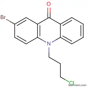 Molecular Structure of 881037-88-3 (9(10H)-Acridinone, 2-bromo-10-(3-chloropropyl)-)