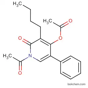 Molecular Structure of 881201-66-7 (2(1H)-Pyridinone, 1-acetyl-4-(acetyloxy)-3-butyl-5-phenyl-)