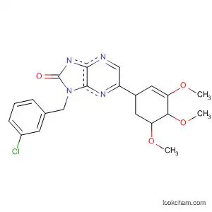 2H-Imidazo[4,5-b]pyrazin-2-one,
1-[(3-chlorophenyl)methyl]-1,3-dihydro-6-(3,4,5-trimethoxyphenyl)-