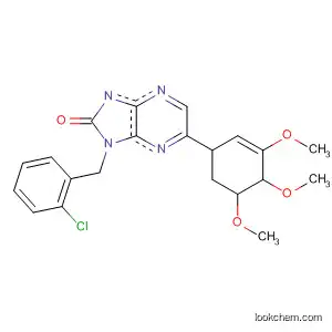 2H-Imidazo[4,5-b]pyrazin-2-one,
1-[(2-chlorophenyl)methyl]-1,3-dihydro-6-(3,4,5-trimethoxyphenyl)-