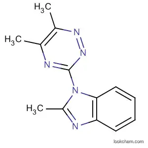 Molecular Structure of 896124-55-3 (1H-Benzimidazole, 1-(5,6-dimethyl-1,2,4-triazin-3-yl)-2-methyl-)