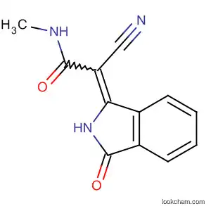 Molecular Structure of 904667-47-6 (Acetamide,
2-cyano-2-(2,3-dihydro-3-oxo-1H-isoindol-1-ylidene)-N-methyl-)