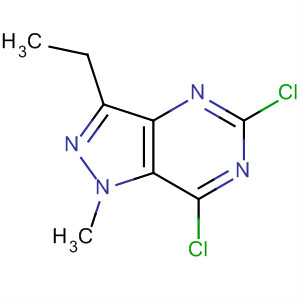 1H-Pyrazolo[4,3-d]pyrimidine, 5,7-dichloro-3-ethyl-1-methyl-