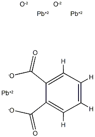 Molecular Structure of 69011-06-9 (Dibasic Lead Phthalate)