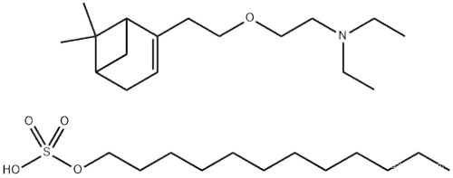 Molecular Structure of 76157-55-6 (Myrtecaine lauryl sulfate)