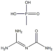 Molecular Structure of 84402-58-4 (Methylphosphonic acid, compound with amidinourea (1:1))