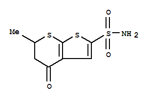 6-Methyl-4-oxo-5,6-dihydro-4H-thieno[2,3-b]thiopyran-2-sulfonamide CAS No.120279-88-1