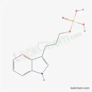 Molecular Structure of 40716-80-1 (indolepropanol phosphate)