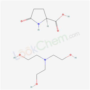2-(bis(2-hydroxyethyl)amino)ethanol; 5-oxopyrrolidine-2-carboxylic acid