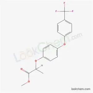 Molecular Structure of 65722-22-7 (methyl 2-[4-[4-(trifluoromethyl)phenoxy]phenoxy]propanoate)