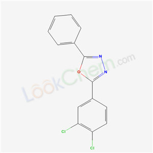2-(3,4-Dichlorophenyl)-5-phenyl-1,3,4-oxadiazole cas  62682-00-2