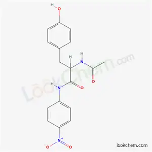 Molecular Structure of 7231-21-2 (2-acetamido-3-(4-hydroxyphenyl)-N-(4-nitrophenyl)propanamide)