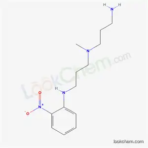 Molecular Structure of 68039-17-8 (N-(3-aminopropyl)-N-methyl-N'-(2-nitrophenyl)propane-1,3-diamine)