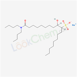 9-Octadecanesulfonic acid, 18-(dibutylamino)-10-hydroxy-18-oxo-, monosodium salt