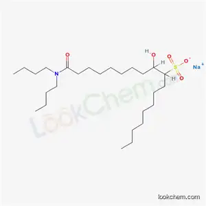9-Octadecanesulfonic acid, 18-(dibutylamino)-10-hydroxy-18-oxo-, monosodium salt