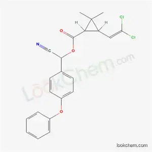 Cyano(4-phenoxyphenyl)methyl 3-(2,2-dichloroethenyl)-2,2-dimethylcyclopropanecarboxylate