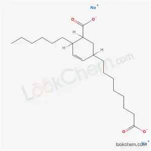 Molecular Structure of 56453-08-8 (disodium 5(or 6)-carboxylato-4-hexylcyclohex-2-ene-1-octanoate)