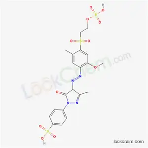 Molecular Structure of 60958-41-0 (p-[4,5-dihydro-4-[[2-methoxy-5-methyl-4-[[2-(sulphooxy)ethyl]sulphonyl]phenyl]azo]-3-methyl-5-oxo-1H-pyrazol-1-yl]benzenesulphonic acid)