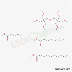 Molecular Structure of 68130-24-5 (Decanoic acid, ester with 2,2'-[oxybis(methylene)]bis[2-(hydroxymethyl)-1,3-propanediol] octanoate pentanoate)