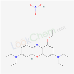 Phenazoxonium, 3,7-bis(diethylamino)-1-ethoxy-, nitrate