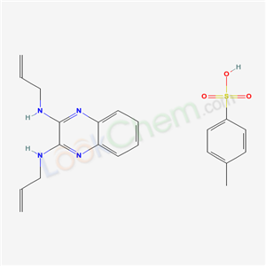 N,N-diprop-2-enylquinoxaline-2,3-diamine; 4-methylbenzenesulfonic acid