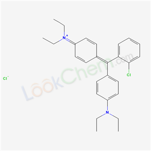 N-(4-((2-Chlorophenyl)(4-(diethylamino)phenyl)methylene)-2,5-cyclohexadien-1-ylidene)-N-ethyl ethanamium, chloride