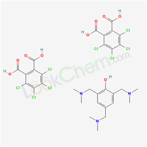 Tetrachlorophthalic acid, 2,4,6-tri(dimethylaminomethyl)phenol salt