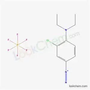Molecular Structure of 68413-88-7 (3-chloro-4-(diethylamino)benzenediazonium hexafluorophosphate)