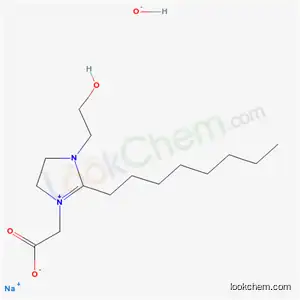 Sodium 1-(carboxymethyl)-4,5-dihydro-1(or 3)-(2-hydroxyethyl)-2-nonyl-1H-imidazolium hydroxide