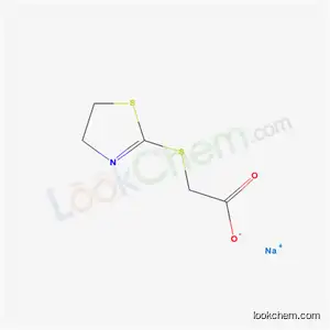 Molecular Structure of 68797-48-8 ([[(4,5-Dihydrothiazol)-2-yl]thio]acetic acid sodium salt)