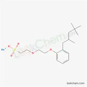 Molecular Structure of 70198-21-9 (sodium 2-[2-[[2,2,4(or 2,4,4)-trimethylpentyl]phenoxy]ethoxy]ethanesulphonate)